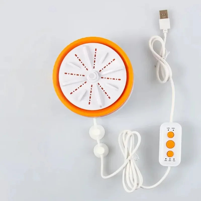 USB Mini Portable Washer for Underwear/Socks - Compact 3 Speed Settings Space-Saving Design for Travel/Dorm