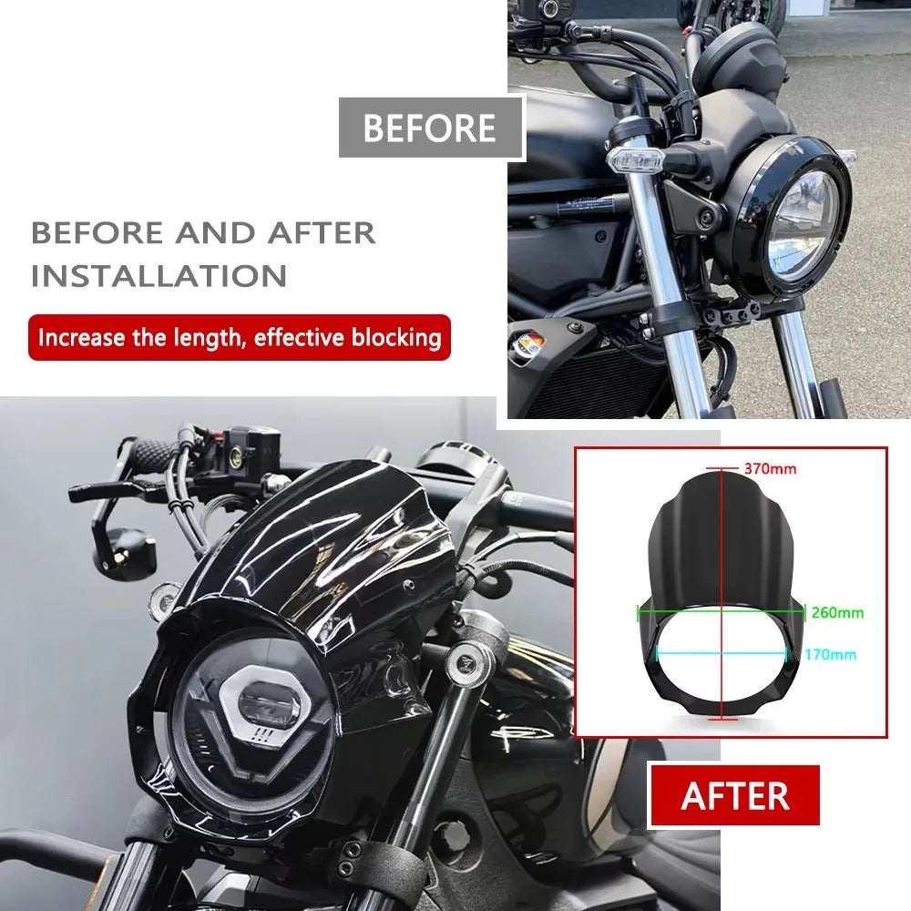 For Eliminator 400 450 500 2024 2025 windshield motorcycle windshield protective cover deflector front fairing accessories