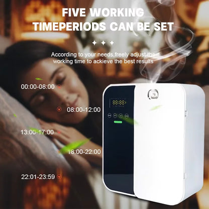 Aroma Diffuser 500ml Large Tank Relaxing Essential Oil Diffuser Silent Humidifier with LED Night Light for Home/Office