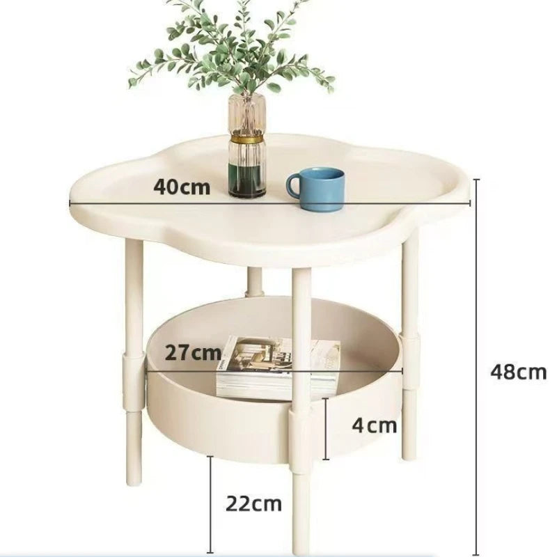 Durable coffee table bedroom side table bedside table modern simple small tea table multifunctional storage shelf small desk
