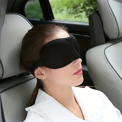 1 Smooth Natural Sleep Mask - Fully Adjustable Shoulder Strap, Suitable for Women and Men - Essential for Travel, Peaceful Sleep