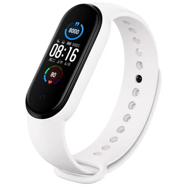 Silicone Watch Straps For Xiaomi Mi Band 7 6 5 4 3 Wristband sport Bracelet Wrist MiBand 3/4 band5 band6 Smartwatch Accessories