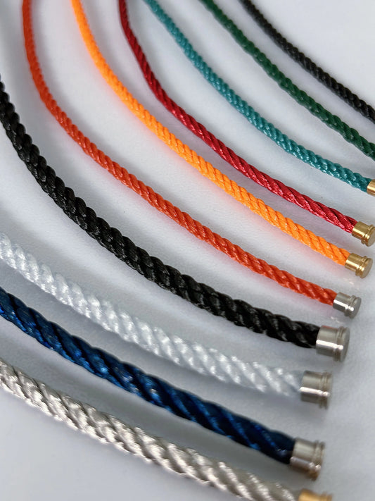 High Quality 1:1 Nylon Rope Fits 2.5cm Big Horseshoe Clasp Customized to Any Length Holiday Gift