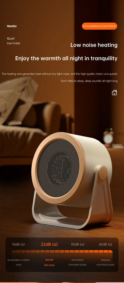 Desktop Heater Electric Heater Hot Air Blower Portable Fan Heater Mini Radiator Office Room Home Appliance Warmer Low Consumptio