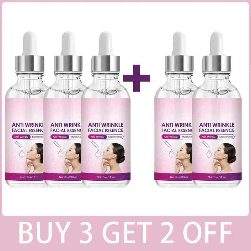 Effective Anti-Ageing and Anti-Wrinkle Facial Serum Remove Facial Wrinkles Fine Lines Around The Eyes Crow's Feet Neck Wrinkle