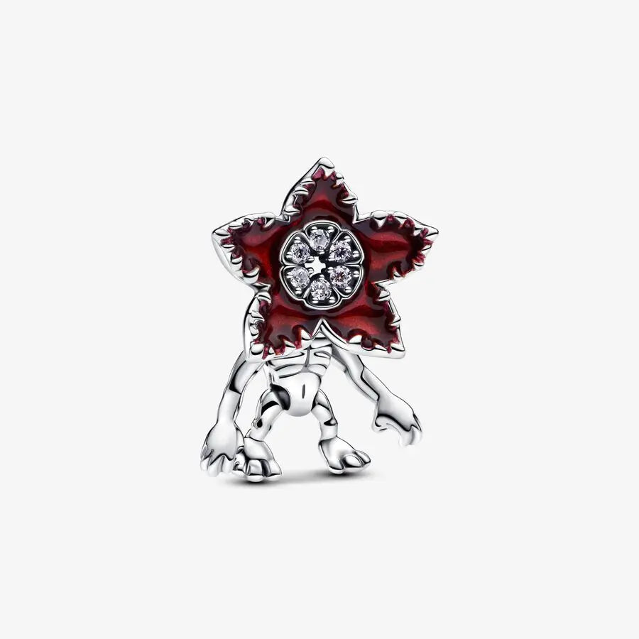 Disney Plata De Ley 925 Silver Charm Monster Activity Flowers Pendant Beads Original Women Bracelets Bangles DIY Jewelry Gift