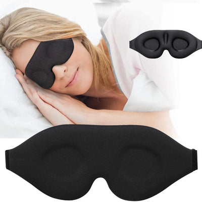 1 Pack 3D Stereo Sleep Mask, Light-Blocking, Non-Pressing on the Eyes, Suitable for Lunch Breaks and Travel, All-In-One Eye Protection Mask, Two Colors to Choose From, Comfortable, a Must-Have Gift for Holidays, Sleep Mask