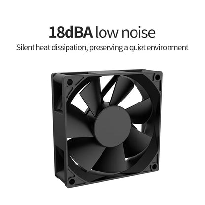 LDPCSJ USB Cooling Fan 8CM/12CM/14CM 800-1800RPM with USB Port Power Supply for Desktop Computer