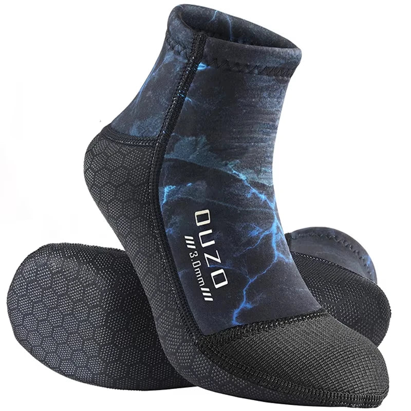 New 3MM Neoprene Diving Socks Shoes Water Boots Non-slip Beach Boots Wetsuit Water Socks Snorkeling Surf Sand Proof Warm Socks