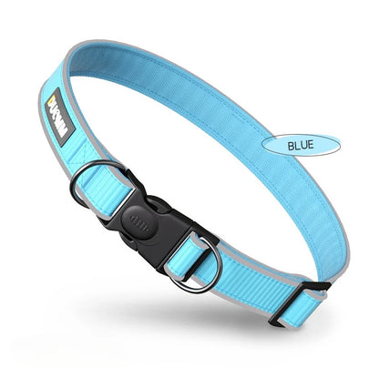 New Dog Collar and Leash Set Reflective Nylon Adjustable Collar for Small Medium Dogs Pet Walking Gear Dog Accessories P020