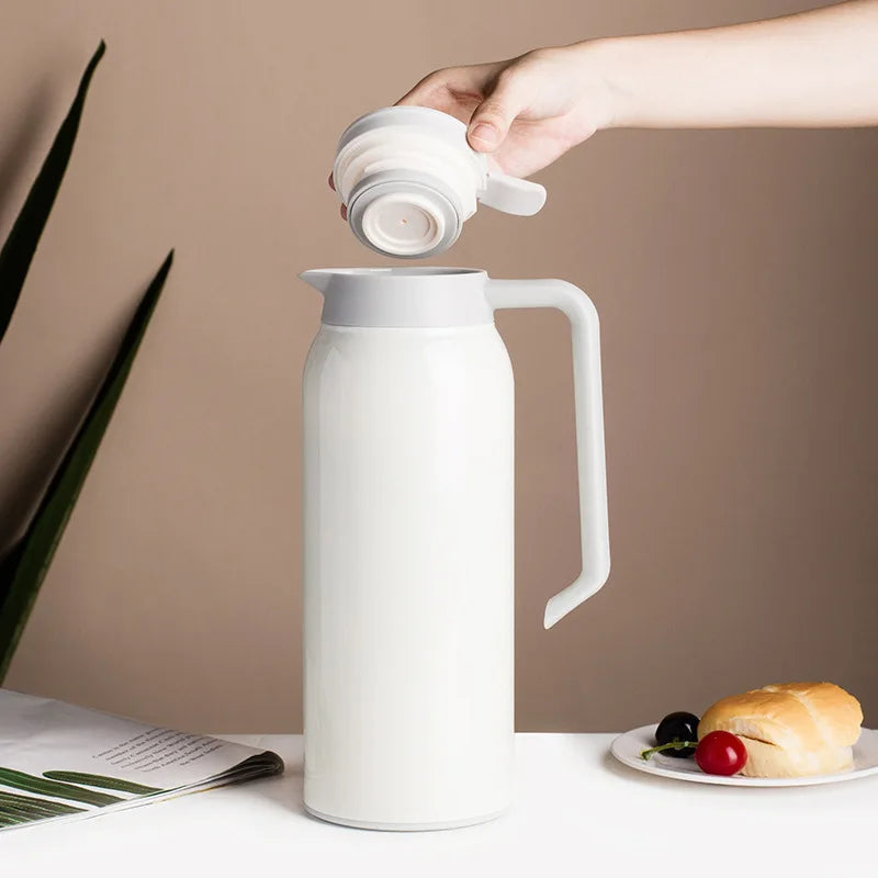 304 Stainless Steel Kettle Thermos 1.5L Big Capacity Double Wall Vacuum Insulated Flask Portable Travel Coffee Pot Hot Water Jug