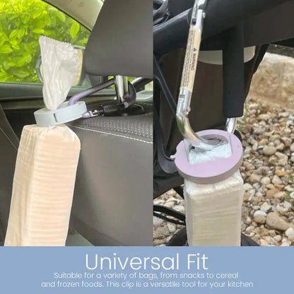 Plastic Bag Sealer Clamp for Home Use, Food Storage Clips, Safety, Moisture Proof, Kitchen Essential Sealers
