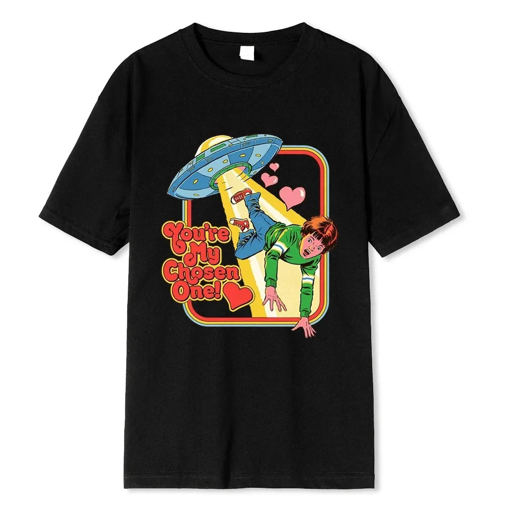 Horror Comic Series Sell Your Soul Economics For Children Men Tshirts T Shirts Loose Tee Clothing Street T-Shirt