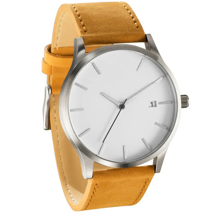 Relogio Masculino Men Watch Fashion Sport Watches New Men's Watch Men Calendar Leather Casual Quartz Clock Relojes Hombre Montre
