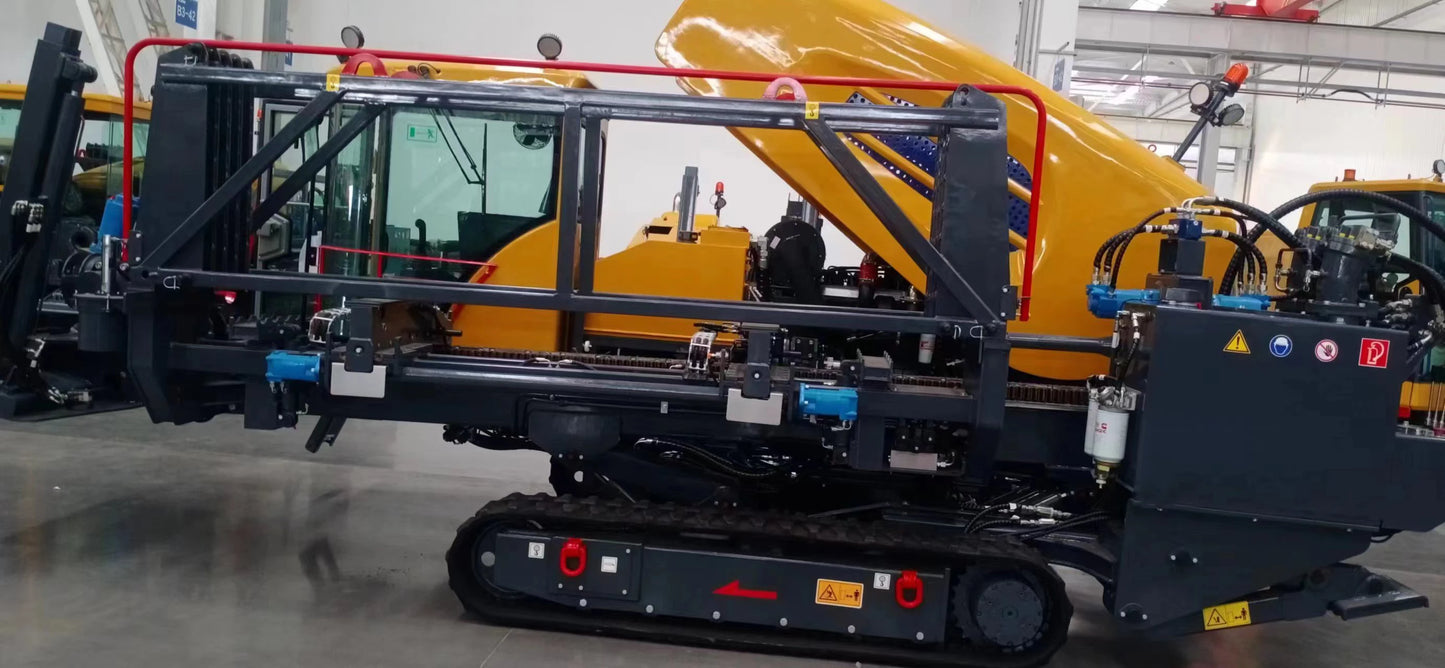 Efficient 35T Horizontal Directional Drill with Drilling Fluid System for Challenging Subsurface and River Crossing Jobs