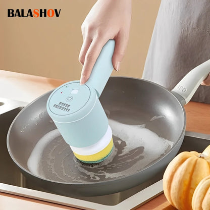 Wireless Handheld Electric dishwasher Kitchen Rechargeable Electric Cleaning Brush Bathroom Tile Professional cleaning Machine