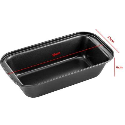 Nonstick Baking Bread Loaf Pan Carbon Steel Toast Bread Pan Tin Kitchen Rectangle Bakeware for Brownies Meatloaf Baking Tools