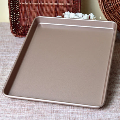 12.8 Inch Deep Square Cake Tin Bread Buns Cookie Baking Sheet Tray Pan Mold for Pastry Cooking