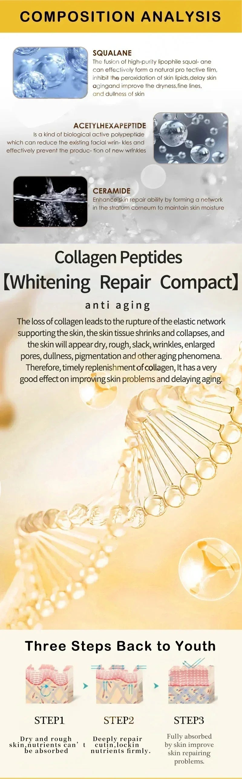 Face Reduce Wrinkles Serum Improves Dullness Removes Facial Wrinkles Moisturizes Essence