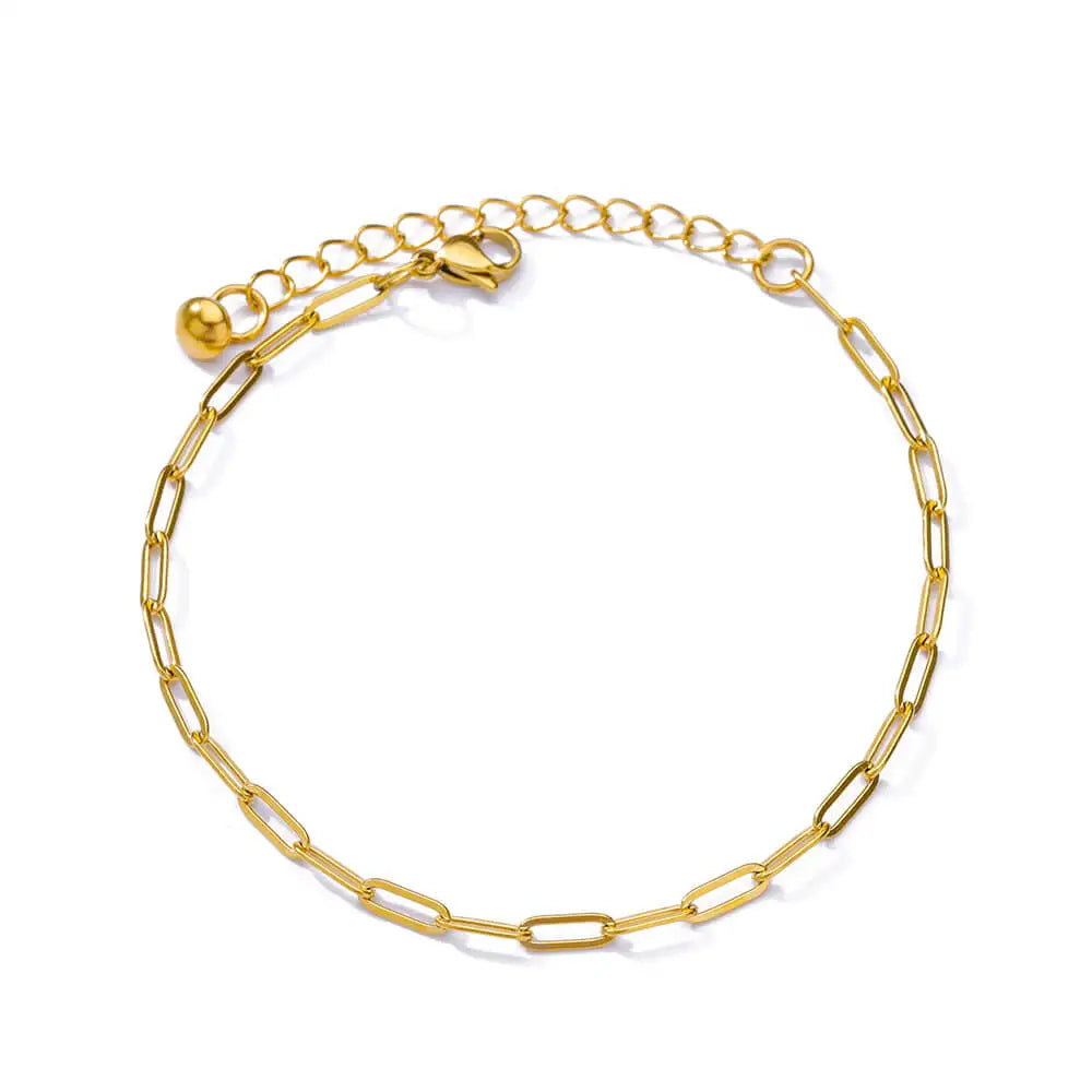 Zircon Cross Anklets For Women Gold Color Stainless Steel Cross Anklet Double Chain Summer Beach Party Jewelry Gift Accessories