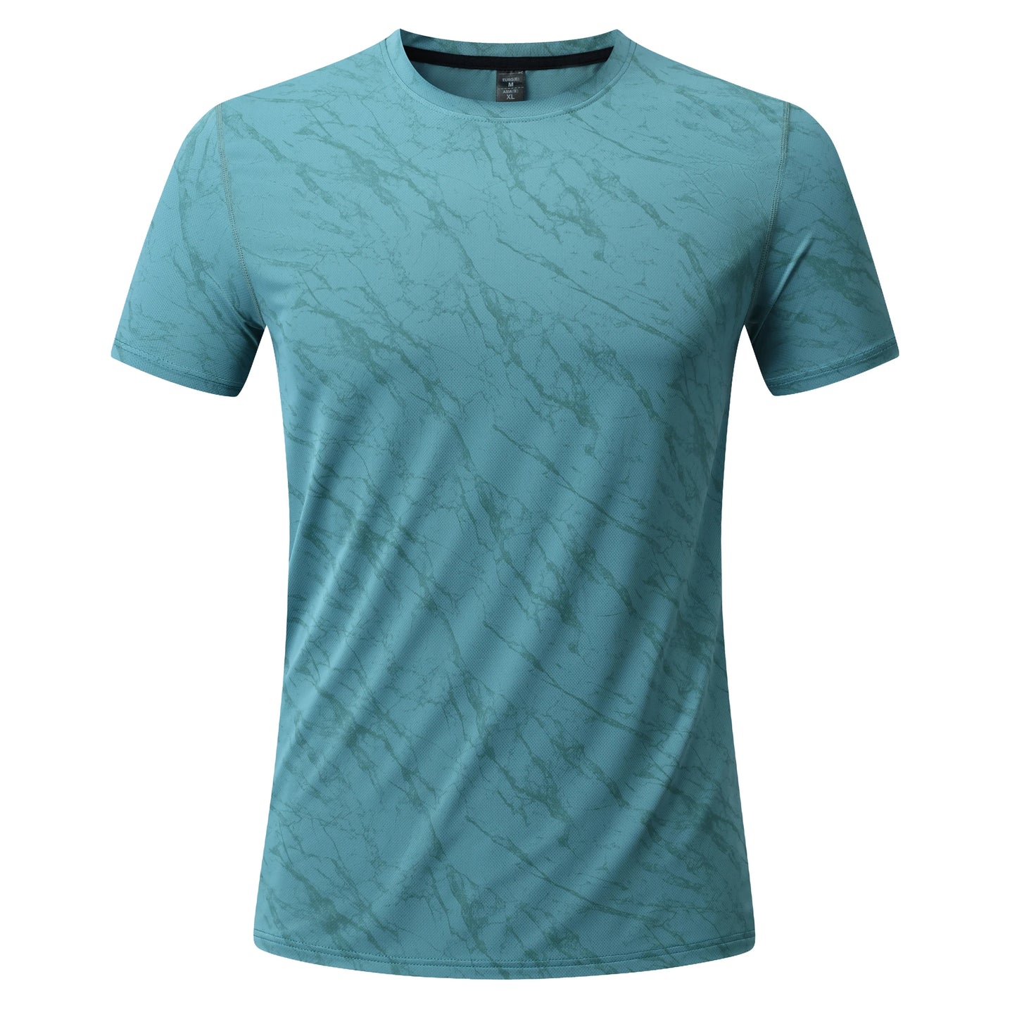Mens Running T-Shirt Outdoor Sports Tops Short Sleeve Shirt Men Fitness Gym Guys Clothing Shirts Sportswear Breathable Quick Dry