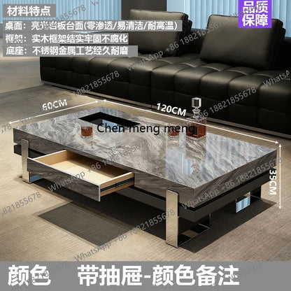 A50 Luxury Designer Side Table Modern Bedroom Living Room Kitchen Organizer Moving Coffee Table Writing Couchtisch Home Furnitur