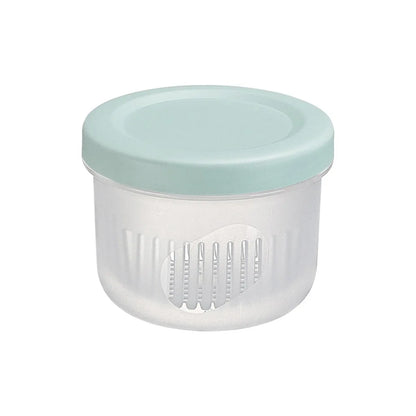 Kitchen tool  Plastic Storage Box Fresh-Keeping Box Refrigerator Fruit Vegetable Drain Crisper Kitchen Storage Containers