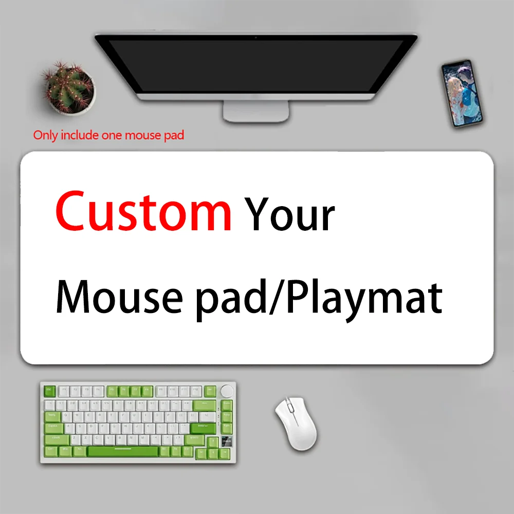 Custom Mouse Pad Large Computer Office Game Table Mats  Rubber Anti-slip Gaming Keyboard Mousepads Long Desk Pads