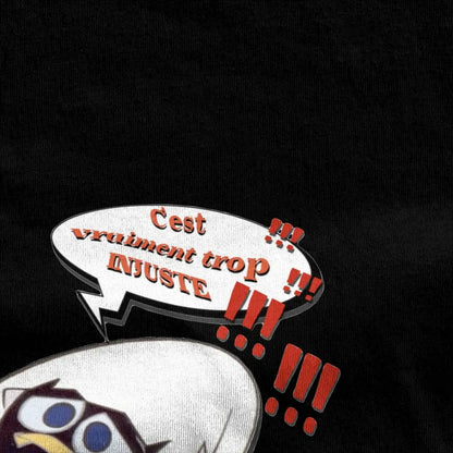Calimero Cartoon Chicken T Shirt for Men Cotton Casual T-Shirts Round Neck Italian Tv Tees Short Sleeve Tops Printing Streetwear