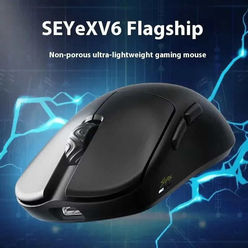 Scyrox V6 8000Hz wireless three-mode mouse,Paw3950 sensor 30000DPI wired lightweight mouse gamers Computer Laptop accessory.