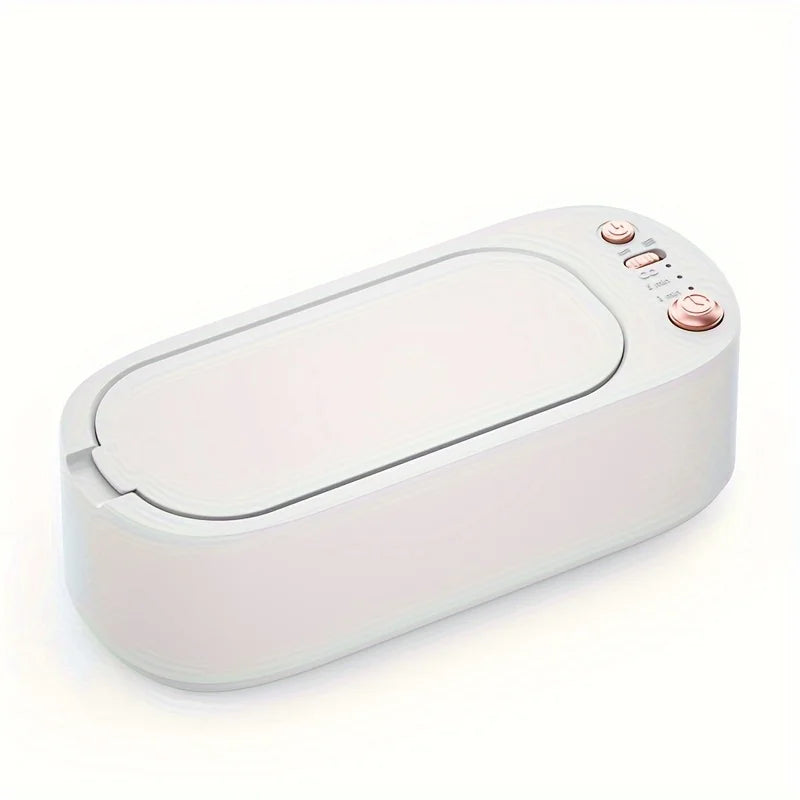 USB Rechargeable High-Frequency Ultrasonic Cleaner with Strength Adjustment And Timing Feature for Household Jewelry Cleaning