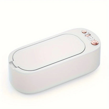 USB Rechargeable High-Frequency Ultrasonic Cleaner with Strength Adjustment And Timing Feature for Household Jewelry Cleaning