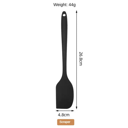 1/10PCS Food-Grade Silicone Kitchen Tools Set, Heat-Resistant Slotted Spoon for Non-Stick Cookware & Hot Pot, Multi-Use Strainer