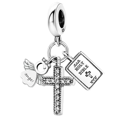 925 Sterling Silver Small Fresh Four Leaf Clover Series Charms Bead Diy Bracelet Necklace Making Gift Of High Quality Jewelry