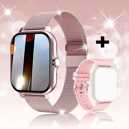 2025 Smart Watch 2.01‘’ Full Touch Amoled BT Call Sport Waterproof Watches Heart Rate Blood Pressure SmartWatch for Men Women