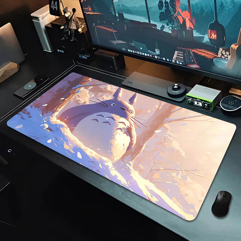 Mouse Pad Office Carpet Mouse Mats Gamer Rug Desk Non-Slip Accessories Computer Table Pads HD PC carpet T-Totoro Mousepad lovely