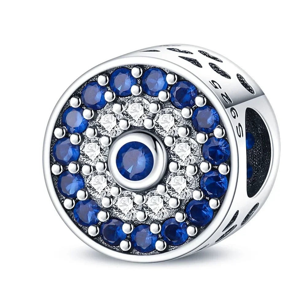 Hot Sale 925 Silver Color Evil Eye Charm Demon Eye Bead For Original  Bracelet&Bangle DIY Making Fashion Jewelry Gift