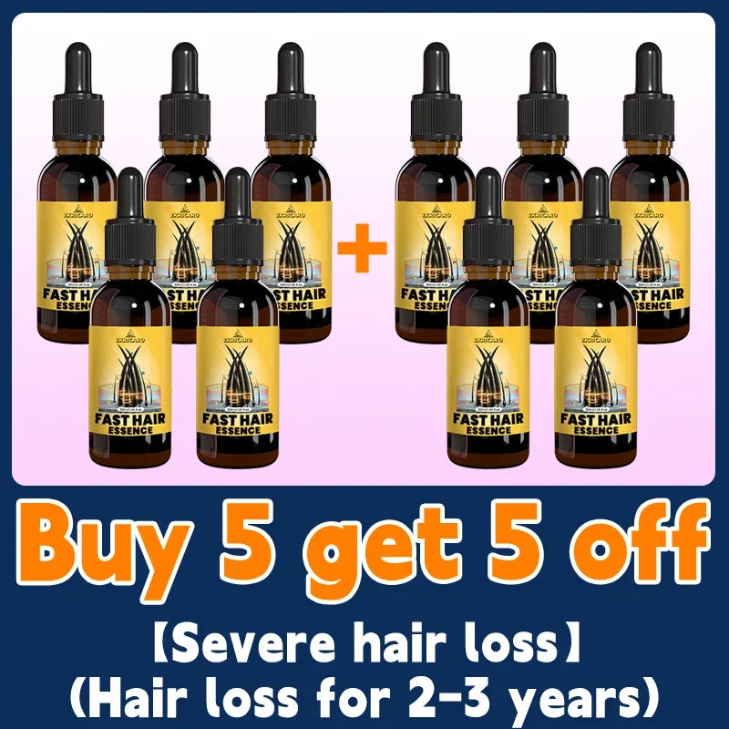 Double hair growth essential oil, the result of plant essence research, say goodbye to baldness and hair loss, without harming t