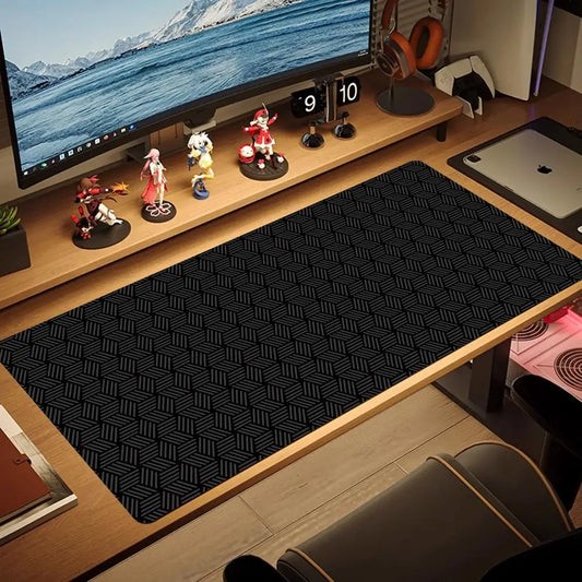 Line texture design Mouse Pad Large XXL Gaming carpet Rubber Lock keyboard Desk Mat Computer playmat Gamers work tablet office