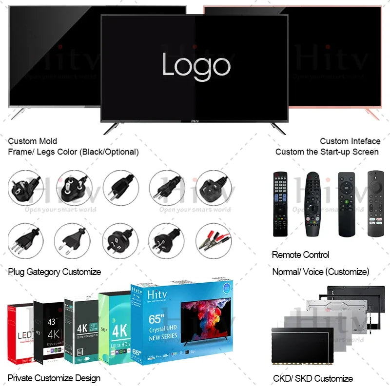 Factory  Tv 40inch Wifi Android Smart Tv Televisio