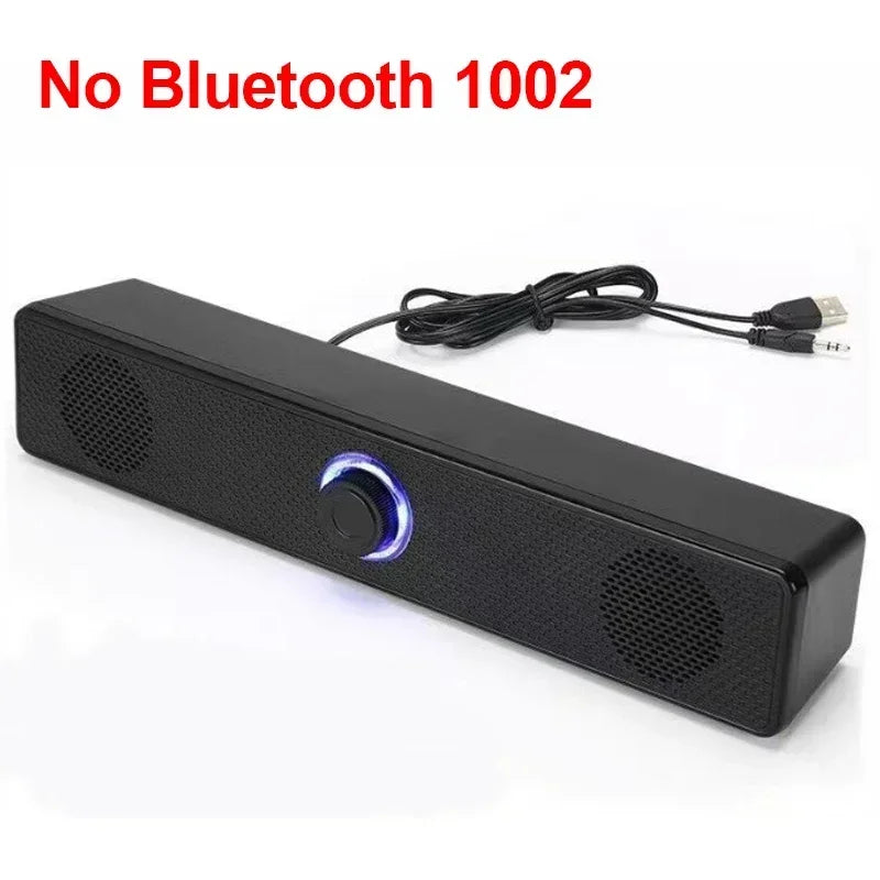 USB Powered Bluetooth PC Soundbar Wired and Wireless Speaker Soundbar for TV Pc Laptop Gaming Home Theater Surround Audio System