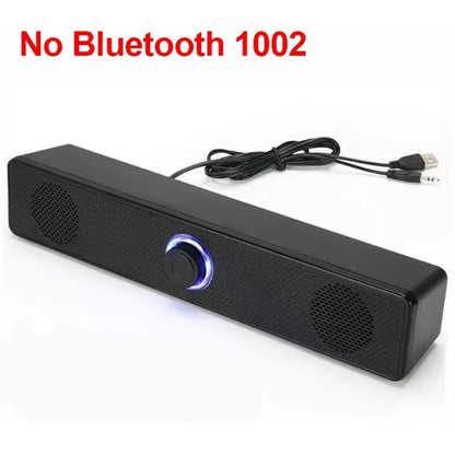USB Powered Bluetooth PC Soundbar Wired and Wireless Speaker Soundbar for TV Pc Laptop Gaming Home Theater Surround Audio System