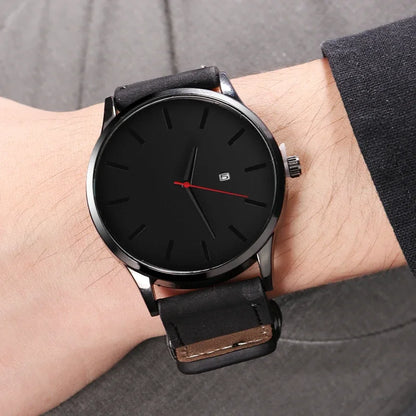 Relogio Masculino Men Watch Fashion Sport Watches New Men's Watch Men Calendar Leather Casual Quartz Clock Relojes Hombre Montre