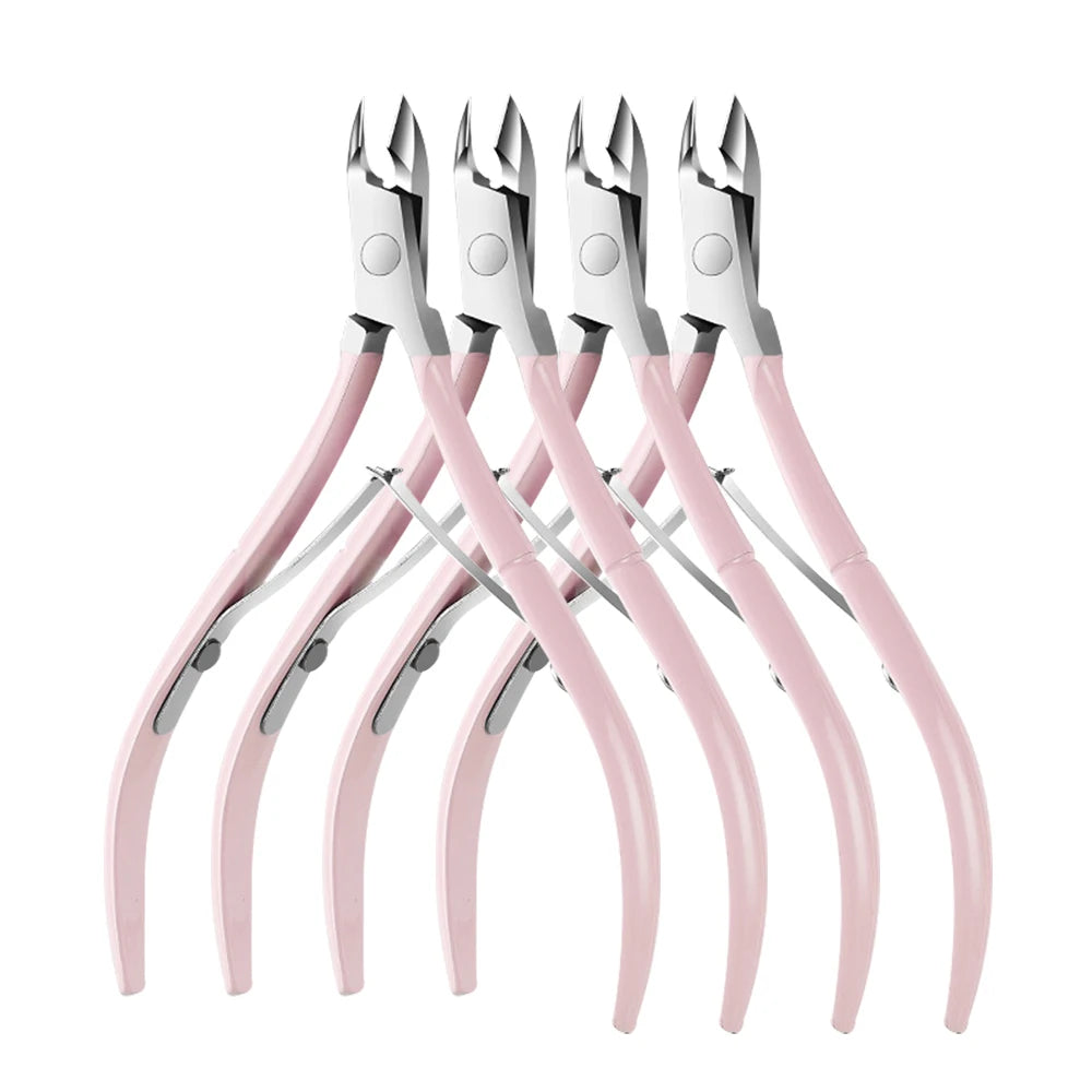 1/2/4Pcs Stainless Steel Cuticle Nail Nipper Clipper Cutter Nail Art Manicure Pedicure Care Trim Plier Cutter Beauty Nail Tools