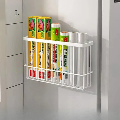 Magnetic Storage Shelf Kitchen Refrigerator Suspended Convenient Space Saving Basket Household Items Spice Condimentor Organizer