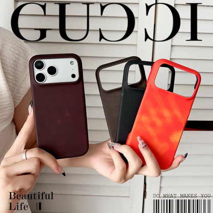 Thermal Sensing Color Changing Phone case for iPhone 17 Air 16 15 14 Plus 13 12 11 Pro Max with Wonderful Sensation Shock Cover