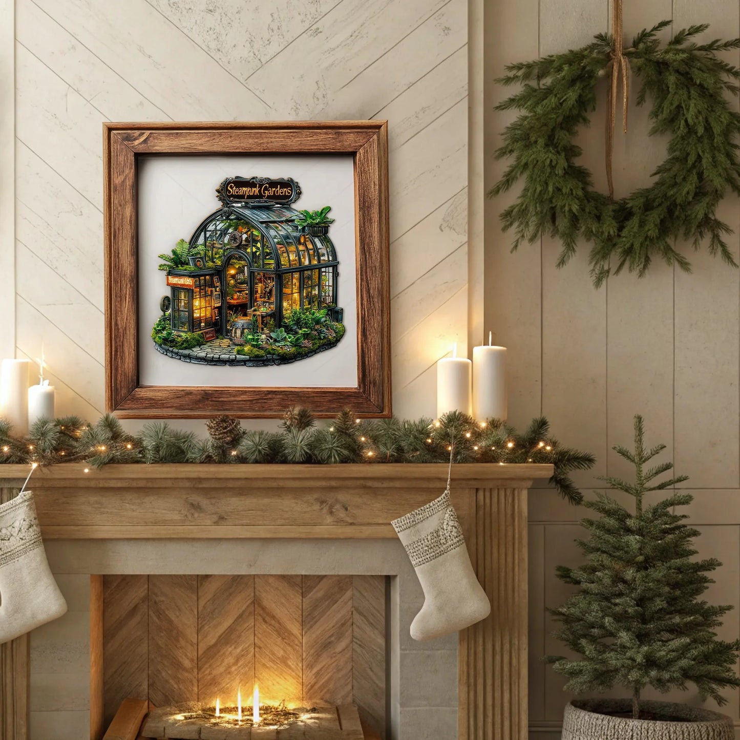 Fantasy Themed Wooden Puzzle Interesting Style Wooden Decor Christmas and Halloween Gift Toy for Teen and Kid