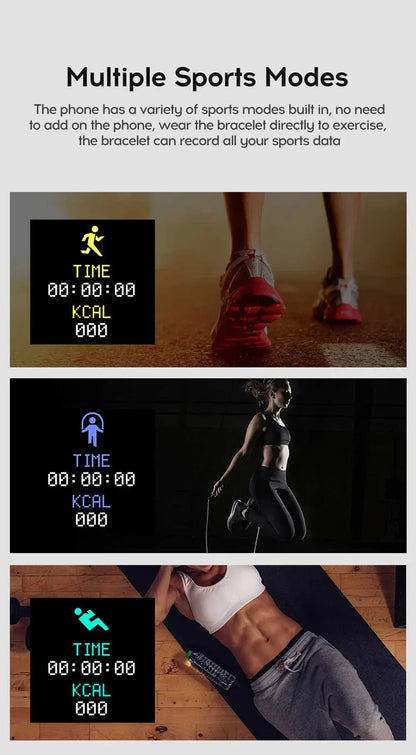 Smart Watch Y68: Color Screen Fitness Tracker w/ Step Count, 12 Sports Modes, Notification Reminder, Camera/Music Remote