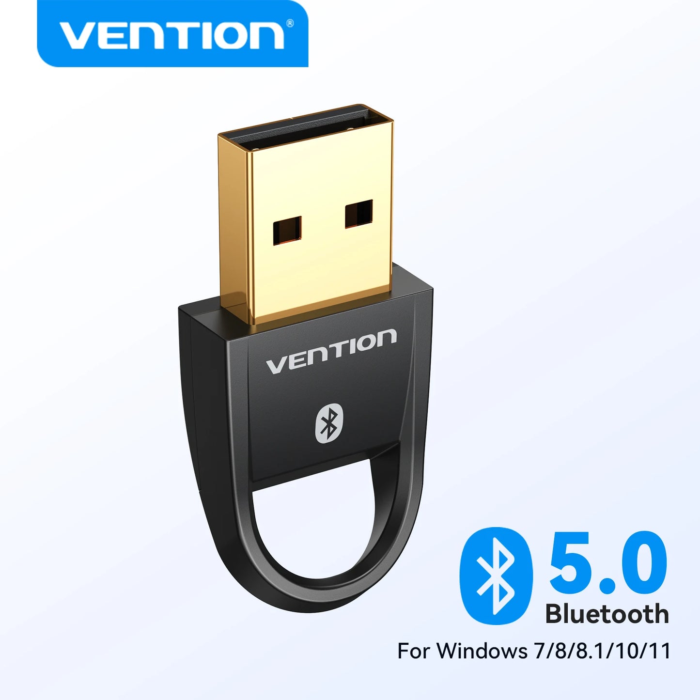 Vention USB Bluetooth 5.0 Adapter Wireless for PC Windows 7/8/8.1/10/11 Bluetooth Receiver & Transmitter For Speaker Earbuds