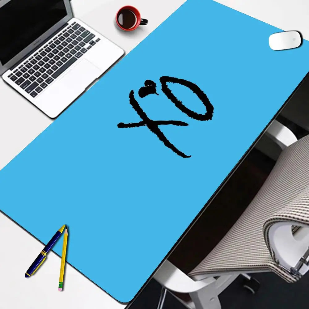 The Weeknd Xo Gaming Mouse Pad Computer Keyboard Desk Mats Anti-Slip Washable Home Office Accessories E-sports Laptop Mousepad